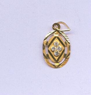 GOLD PENDENT PLAIN GENERAL