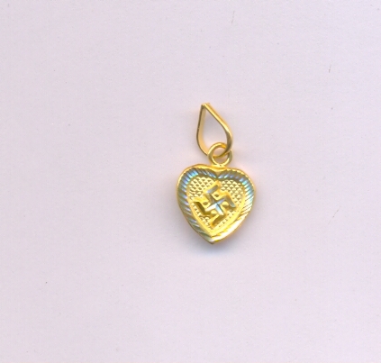 GOLD PENDENT PLAIN GENERAL