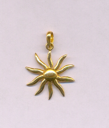 GOLD PENDENT PLAIN GENERAL