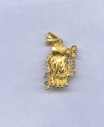 GOLD PENDENT PLAIN GENERAL