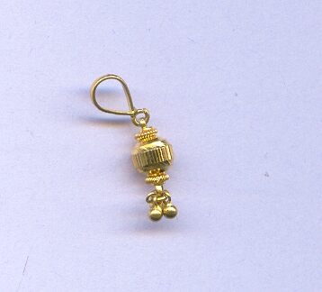 GOLD PENDENT PLAIN GENERAL
