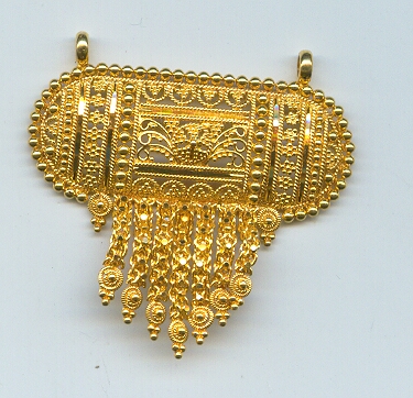 GOLD PENDENT PLAIN GENERAL