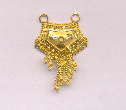 GOLD PENDENT PLAIN GENERAL