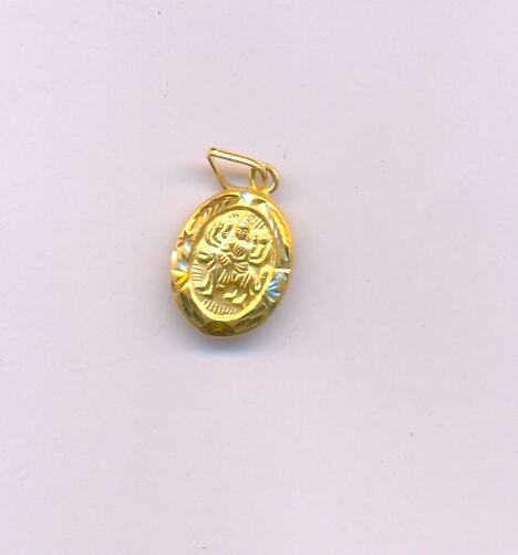 GOLD PENDENT PLAIN GENERAL