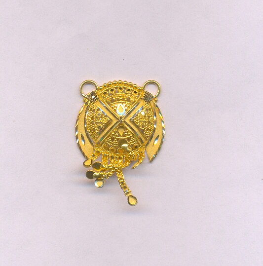 GOLD PENDENT PLAIN GENERAL