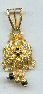 GOLD PENDENT PLAIN GENERAL