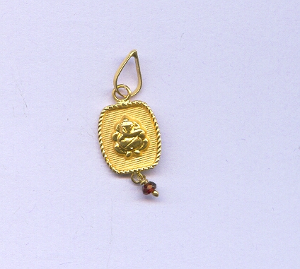 GOLD PENDENT PLAIN GENERAL