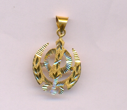 GOLD PENDENT PLAIN GENERAL