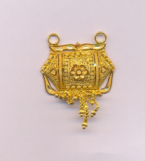 GOLD PENDENT PLAIN GENERAL