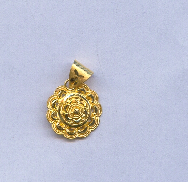 GOLD PENDENT PLAIN GENERAL