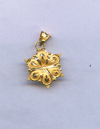 GOLD PENDENT PLAIN GENERAL