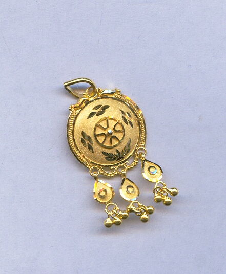 GOLD PENDENT PLAIN GENERAL