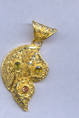GOLD PENDENT PLAIN GENERAL
