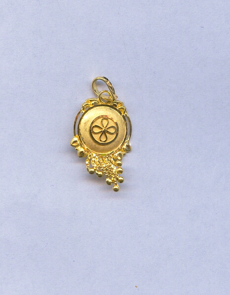 GOLD PENDENT PLAIN GENERAL