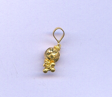 GOLD PENDENT PLAIN GENERAL