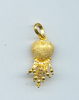GOLD PENDENT PLAIN GENERAL