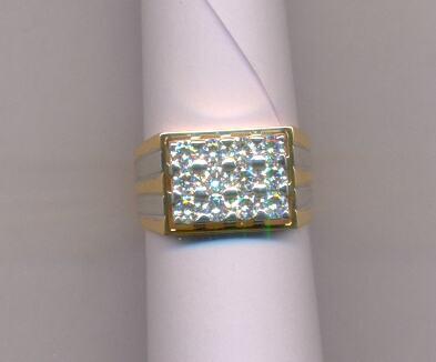 DIAMOND RING GENTS FANCY