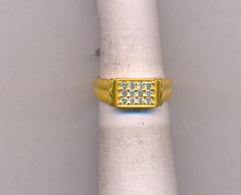 GOLD RING GENTS CASTING FANCY