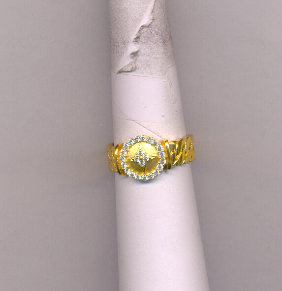 GOLD RING GENTS CASTING FANCY