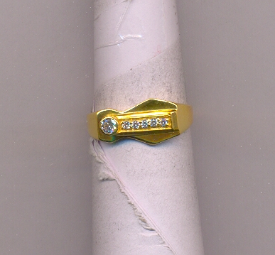 GOLD RING GENTS CASTING FANCY