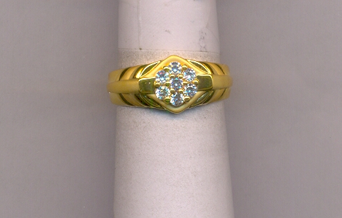 GOLD RING GENTS CASTING FANCY