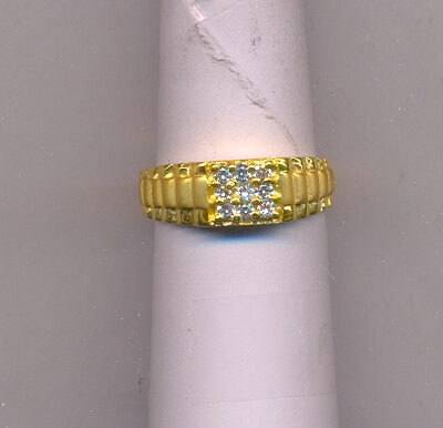 GOLD RING GENTS CASTING FANCY
