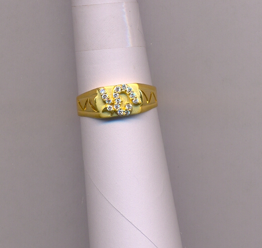 GOLD RING GENTS CASTING FANCY