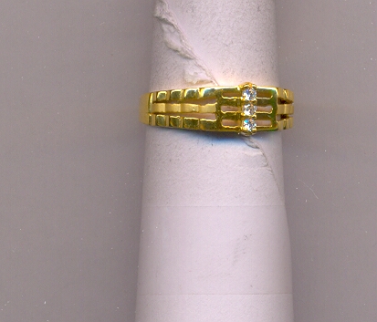 GOLD RING GENTS CASTING FANCY