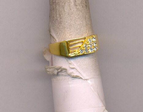 GOLD RING GENTS CASTING FANCY