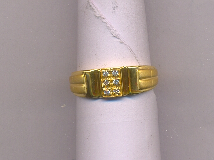 GOLD RING GENTS CASTING FANCY