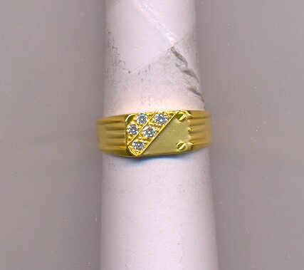 GOLD RING GENTS CASTING FANCY