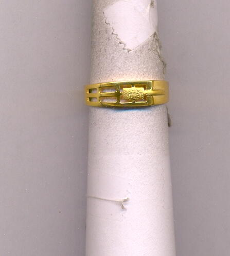 GOLD RING GENTS CASTING FANCY