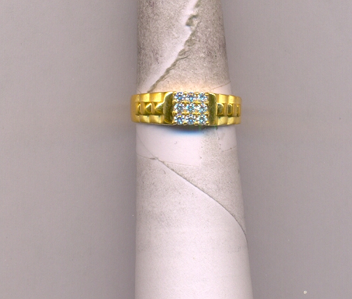 GOLD RING GENTS CASTING FANCY