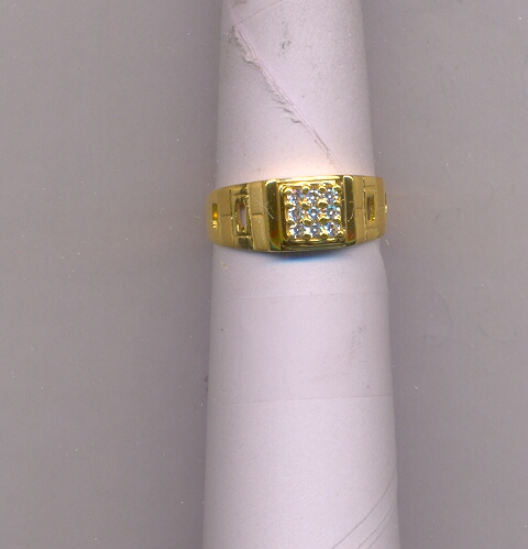 GOLD RING GENTS CASTING FANCY