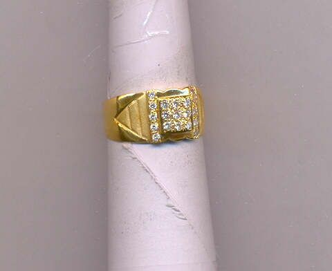 GOLD RING GENTS CASTING FANCY