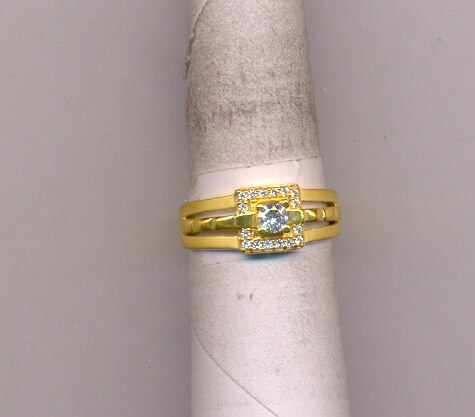 GOLD RING GENTS CASTING FANCY