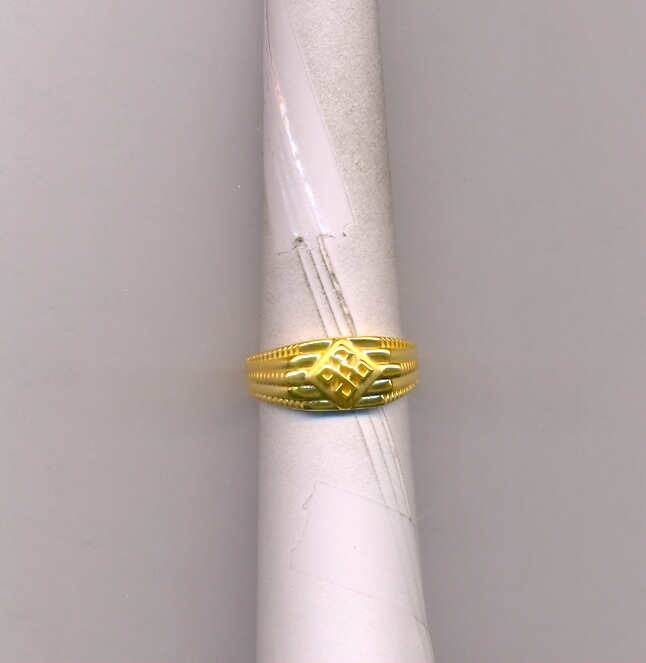 GOLD RING GENTS CASTING FANCY