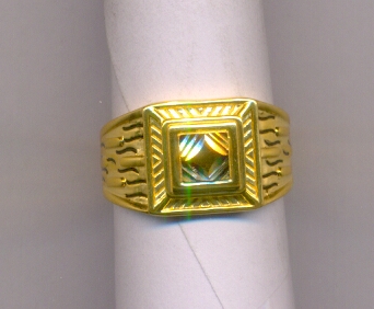 GOLD RING GENTS CASTING FANCY