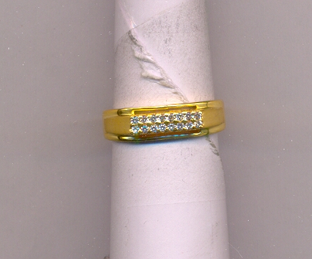 GOLD RING GENTS CASTING FANCY