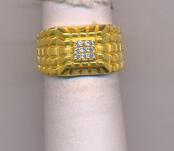 GOLD RING GENTS CASTING FANCY