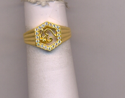 GOLD RING GENTS CASTING FANCY
