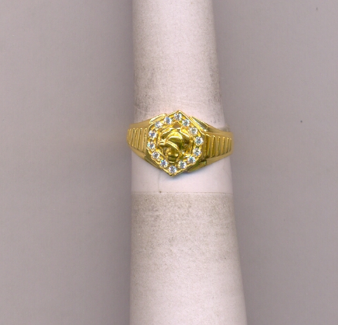 GOLD RING GENTS CASTING FANCY