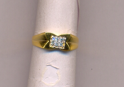 GOLD RING GENTS PLAIN EXCLUSIVE