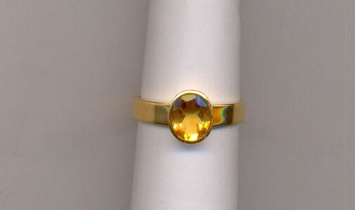 GOLD RING GENTS PLAIN EXCLUSIVE