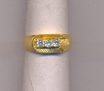 GOLD RING GENTS PLAIN EXCLUSIVE