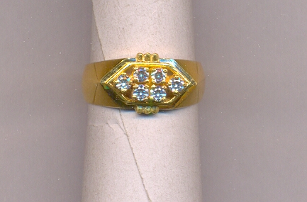 GOLD RING GENTS PLAIN EXCLUSIVE