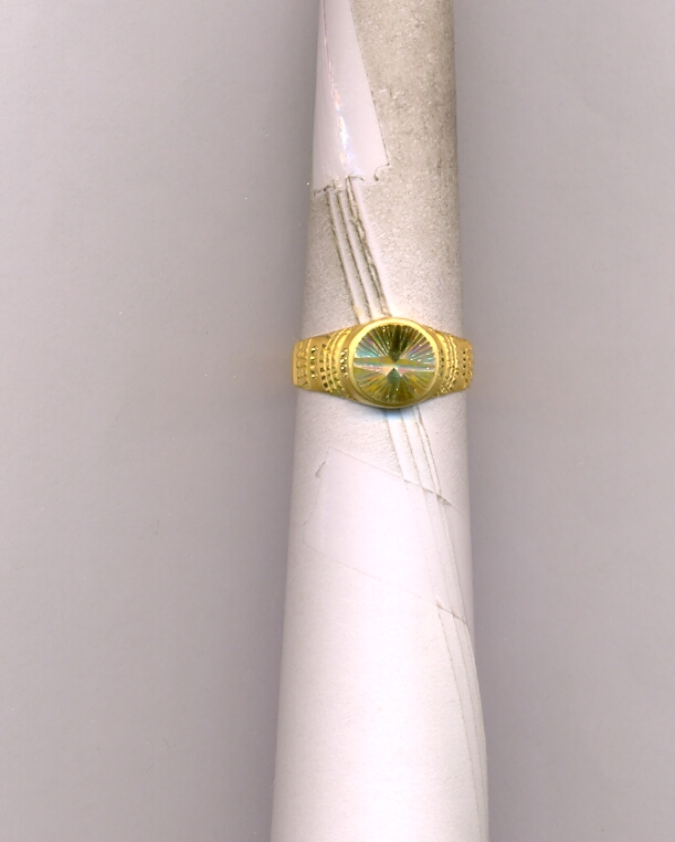 GOLD RING GENTS PLAIN EXCLUSIVE