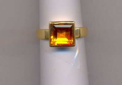 GOLD RING GENTS PLAIN EXCLUSIVE
