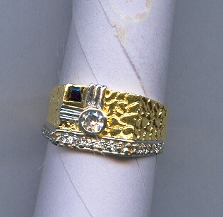 GOLD RING GENTS PLAIN EXCLUSIVE