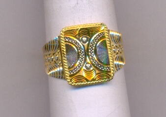 GOLD RING GENTS PLAIN FANCY